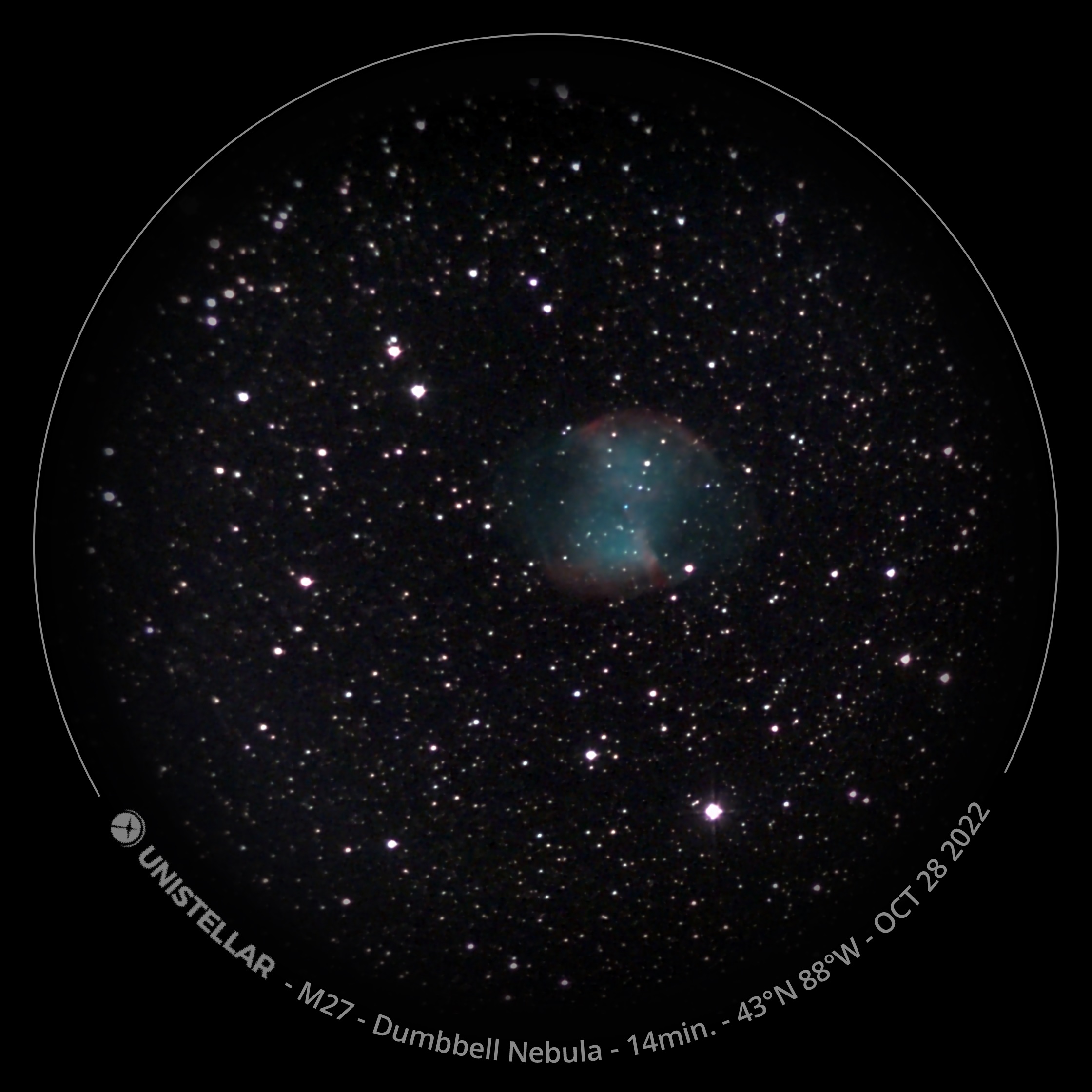 Unistellar eVscope - M27
