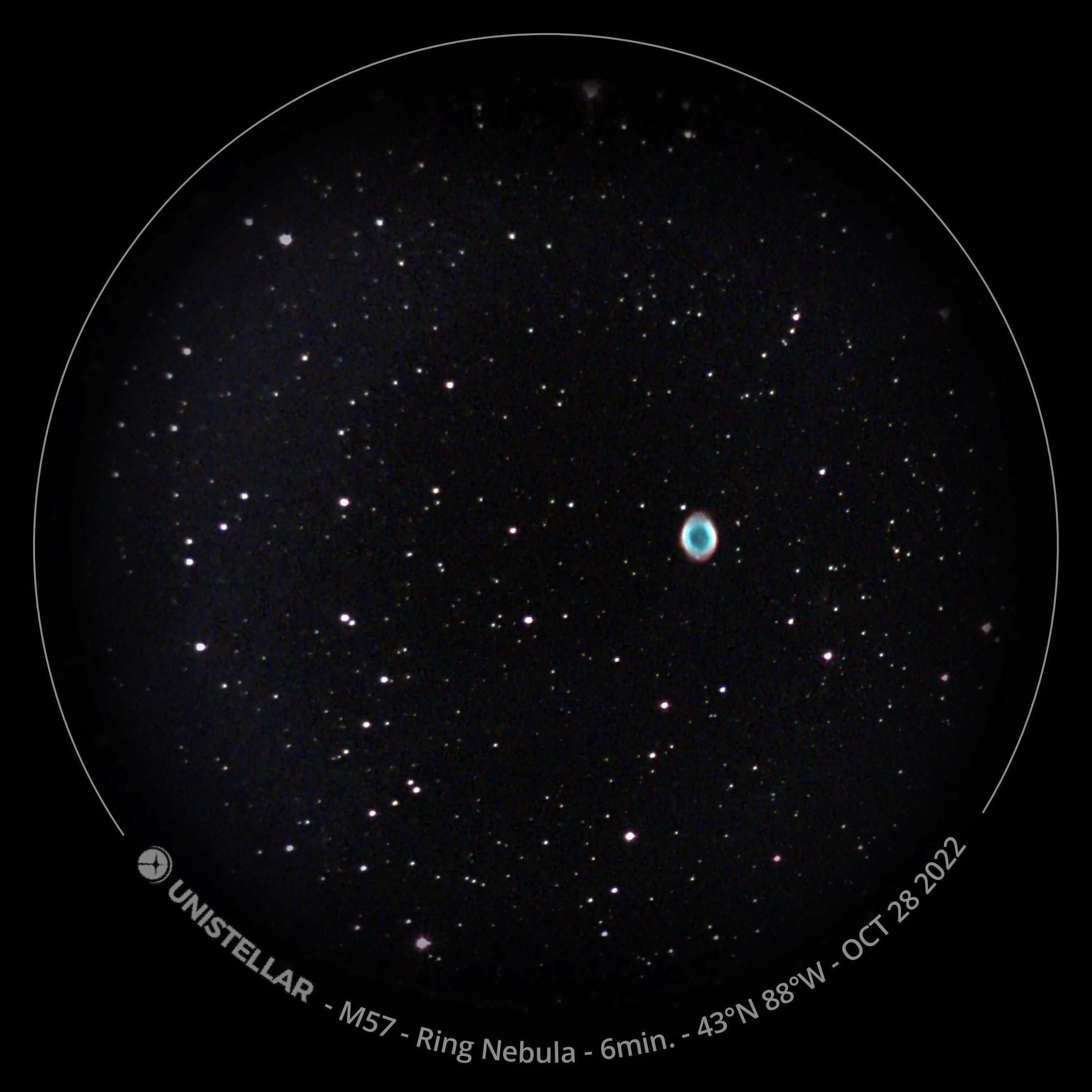 Unistellar eVscope - M57