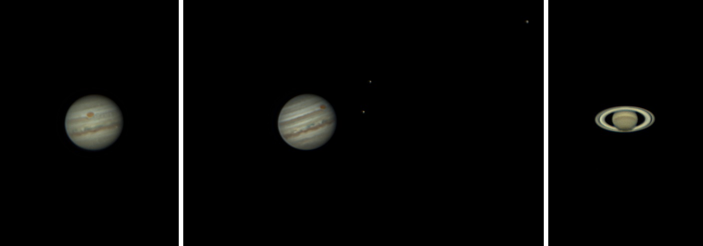 Jupiter and Saturn 