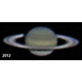 Saturn Ring Tilt Animation by Lee Keith 