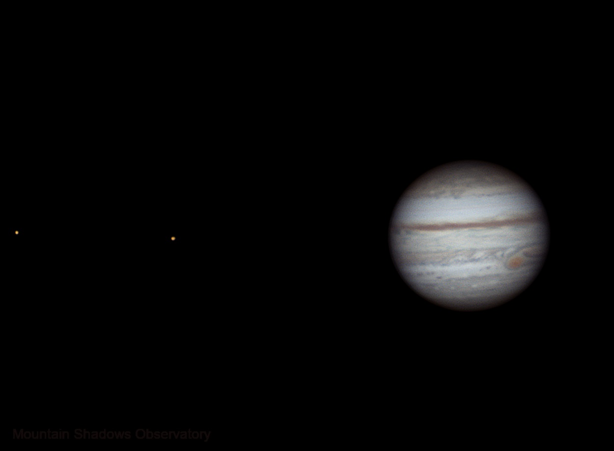 Jupiter, Io, and Europa 09-Sept-2022