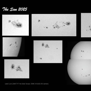 The Sun 2025 - Sunspots by Lee Keith 