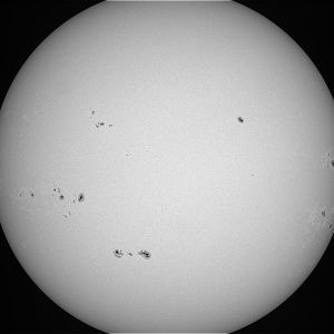 The Sun - White Light - Aug. 3, 2024 by Lee Keith 